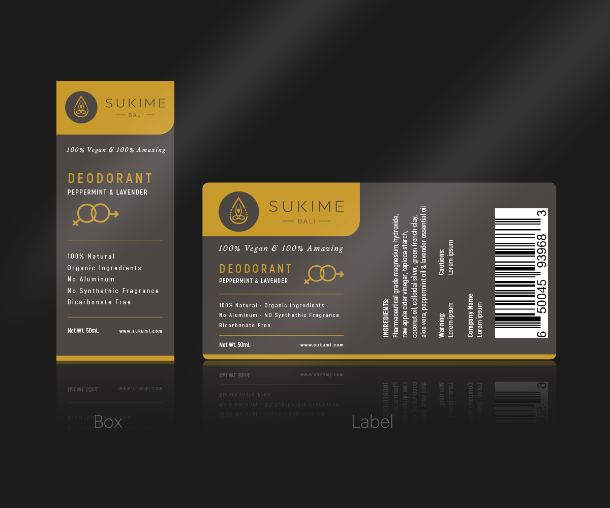 Packaging Design by Sucre for Sukime | Design #16007137