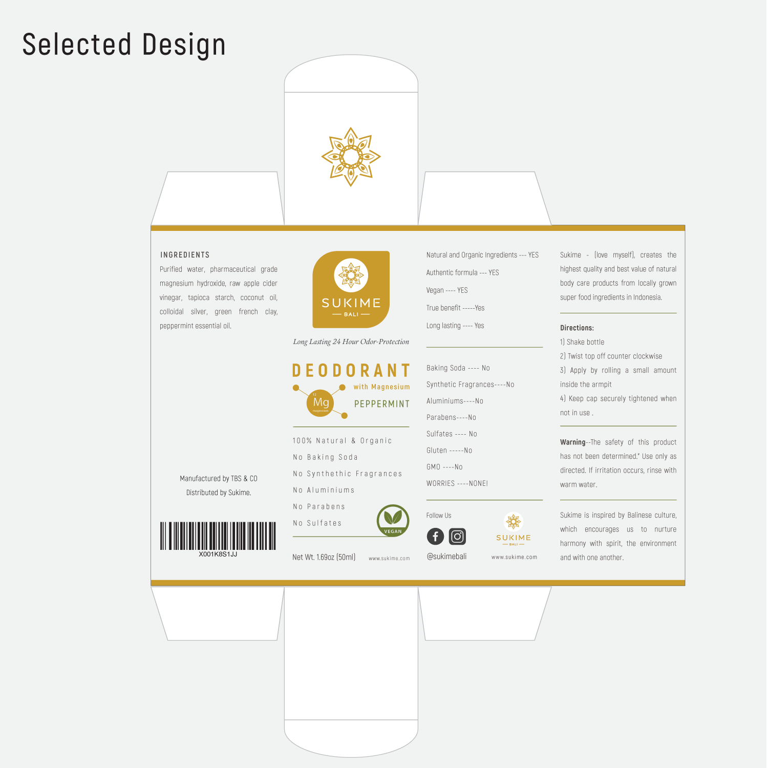 Packaging Design by Sucre for Sukime | Design #16075974