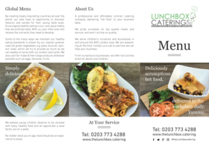 Flyer Design by Sergio Coelho for Lunchbox Catering | Design: #16007022