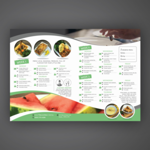 Flyer Design by Mariyam Khan for Lunchbox Catering | Design: #16021495