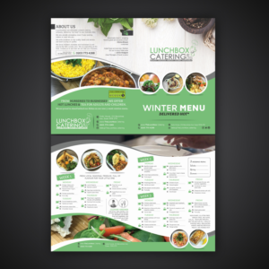 Flyer Design by Mariyam Khan for Lunchbox Catering | Design: #16394514