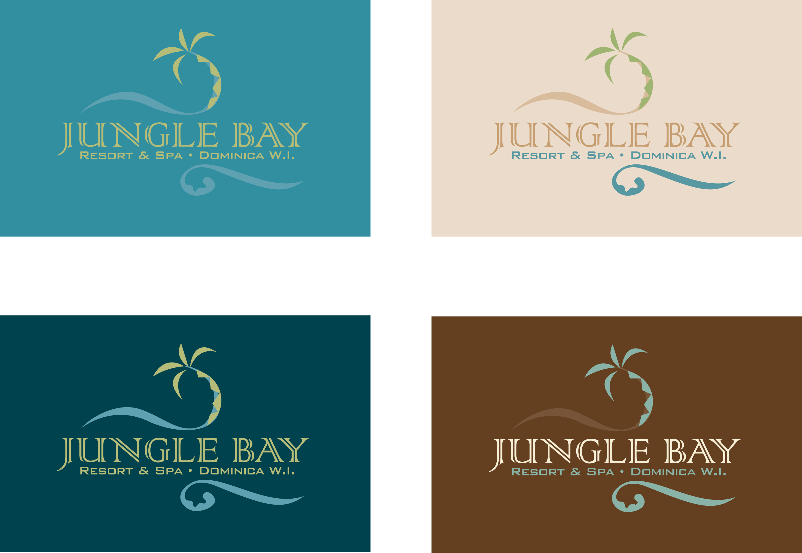 Logo Design by Yo Yo for Jungle Bay Resort | Design #42058