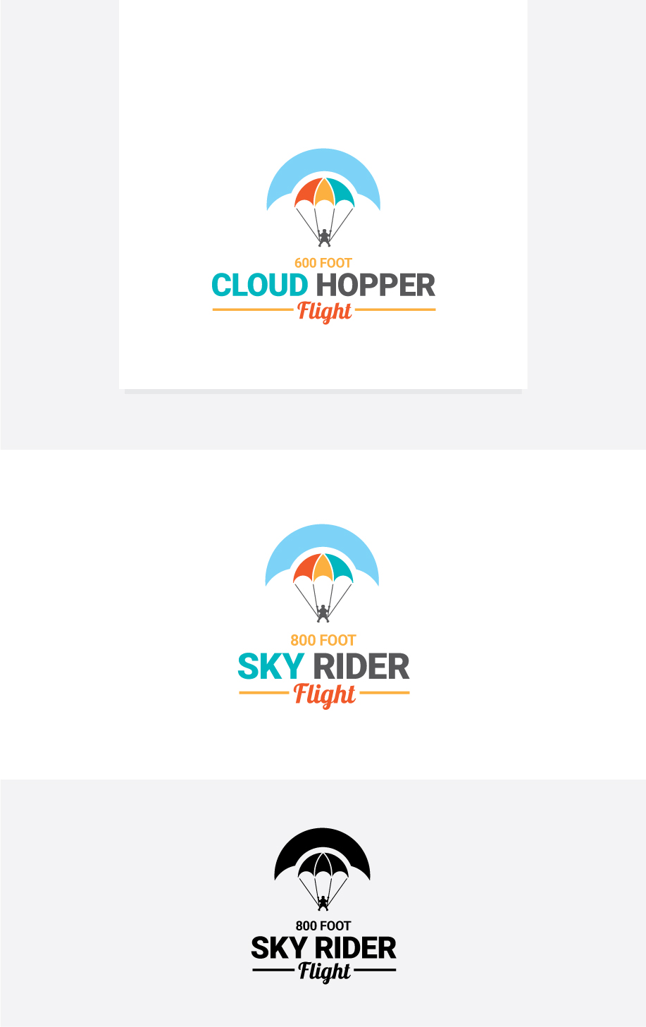 Logo Design by somani for San Diego Parasailing Adventures  | Design #15986399