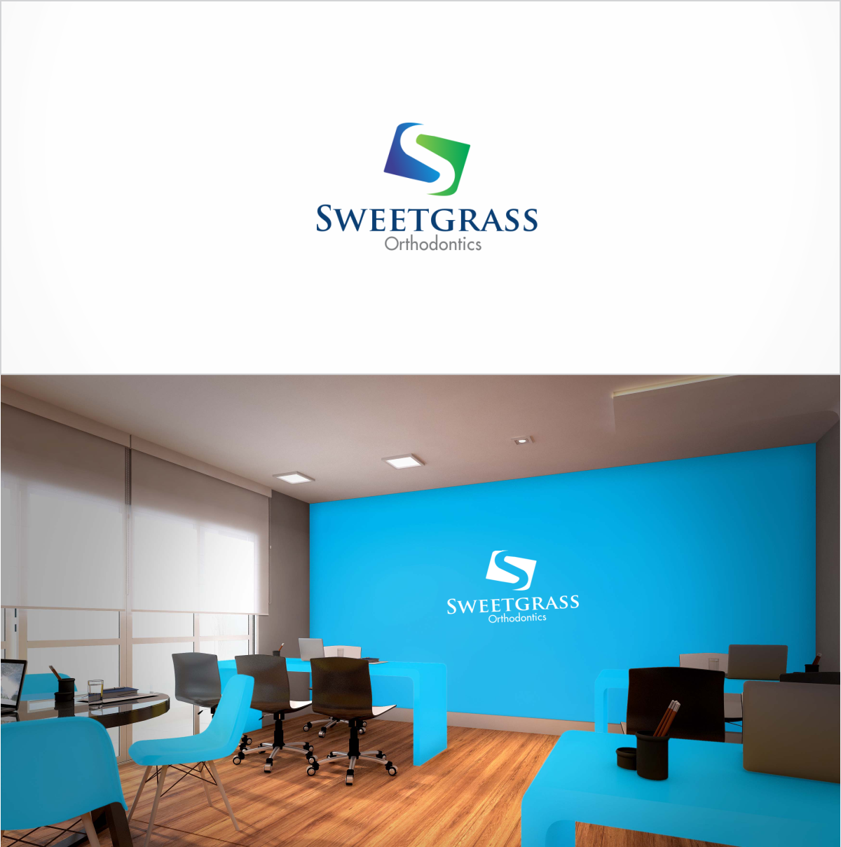 Logo Design by LikeaStone 2 for Sweetgrass Orthodontics | Design #16001145
