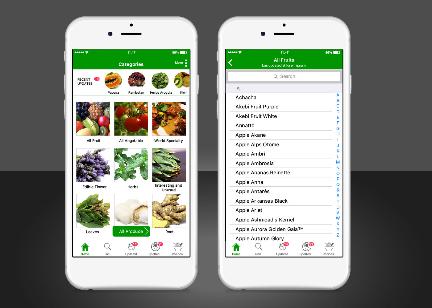 App-Design von Jozbel für Specialty Produce | Design #16039740