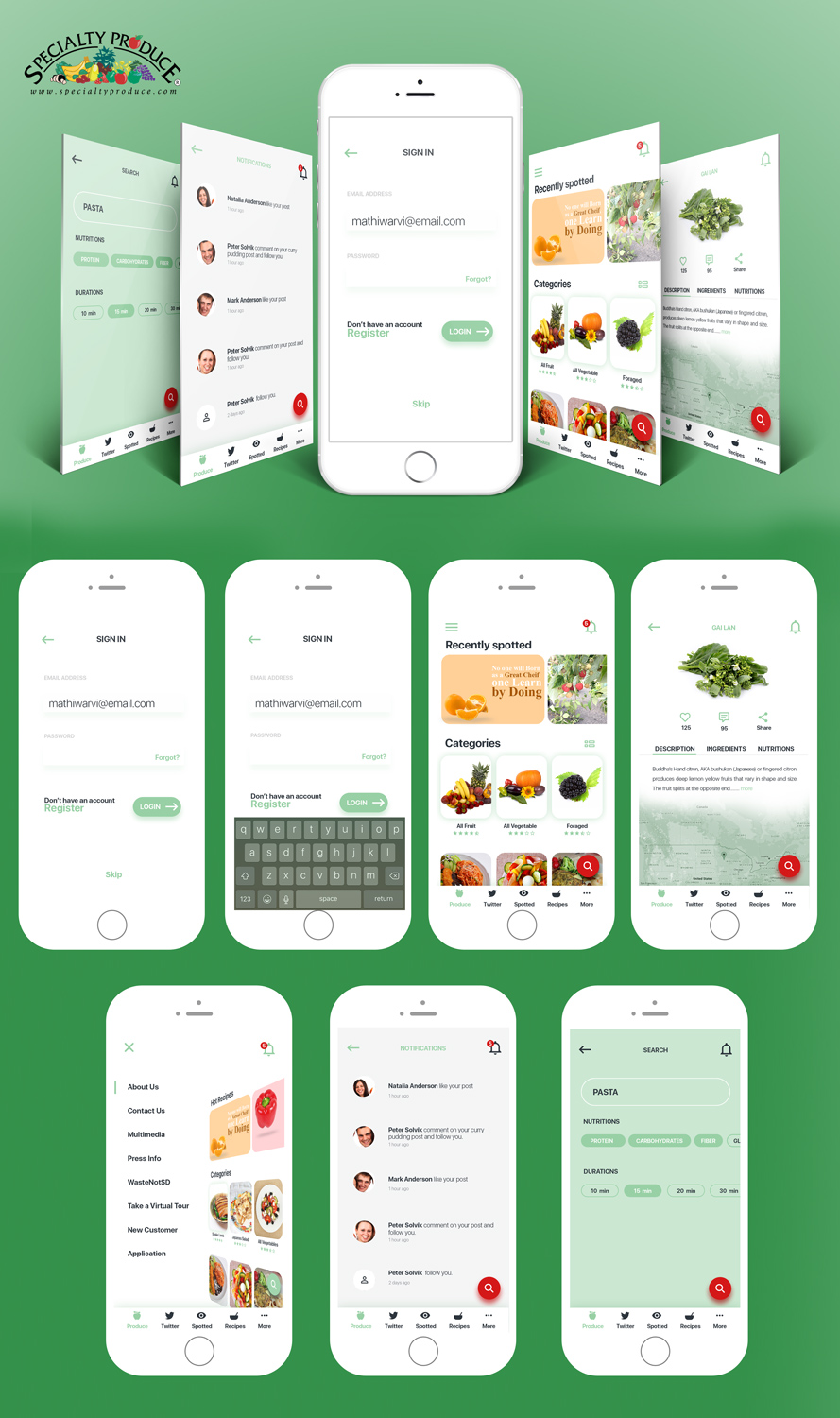 Design Application par AppGeek pour Specialty Produce | Design #16065831