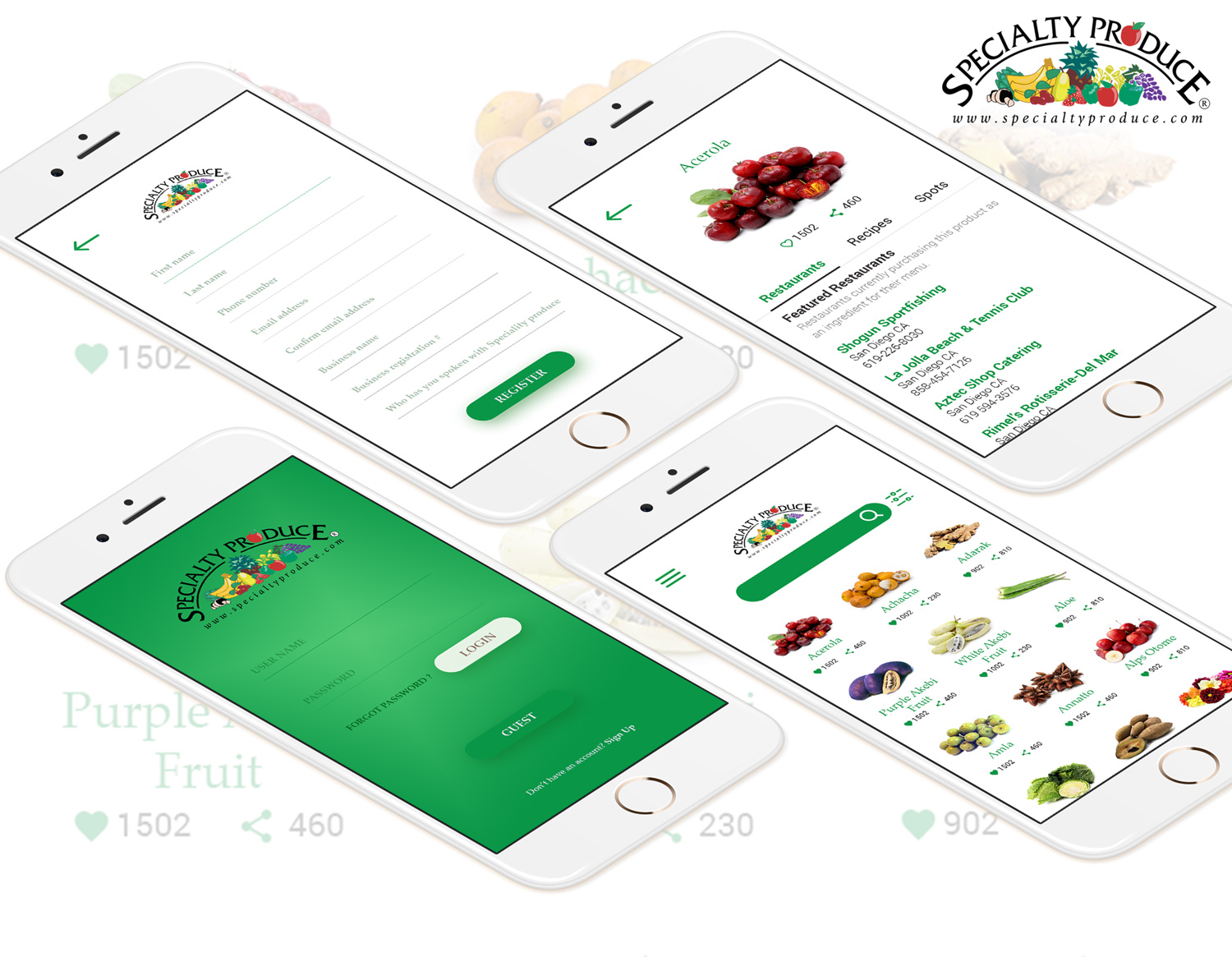 App Design by DesignerExp for Specialty Produce | Design #16029902