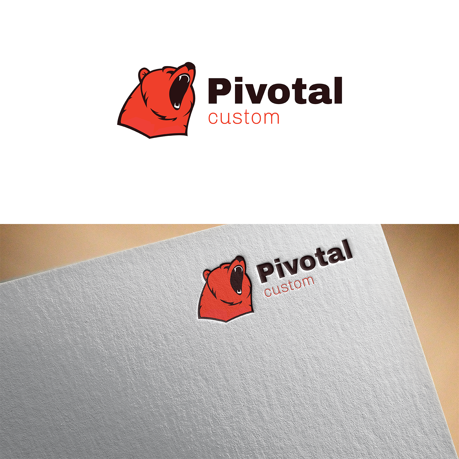 Logo Design by Maximilian.Design for Pivotal Custom Canada Ltd. | Design #16141723