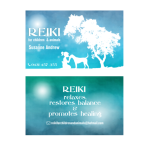 Reiki business card | Diseño de Tarjeta de Presentación por elveneclipse