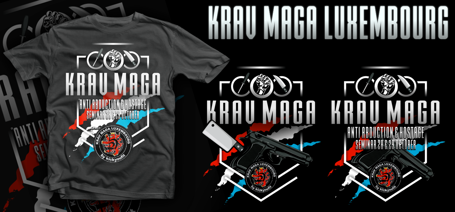 T-shirt Design by Patoxex for Kickyoufit krav Maga | Design #16048006