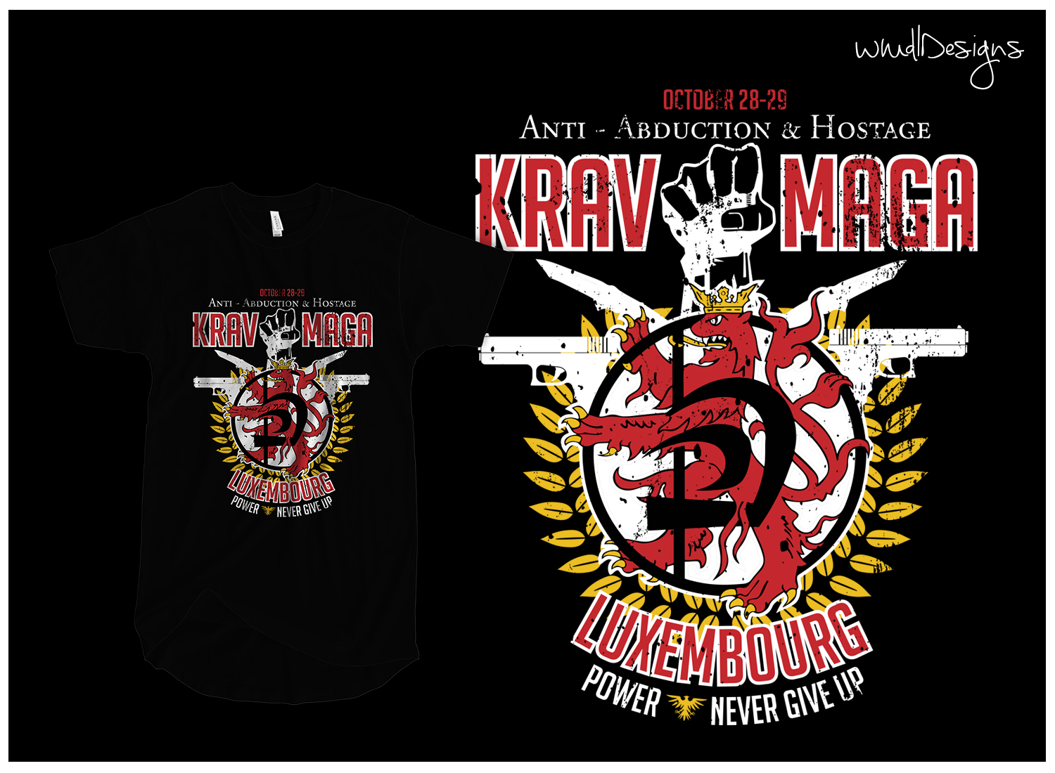 T-Shirt-Design von mngkw für Kickyoufit krav Maga | Design #16053062