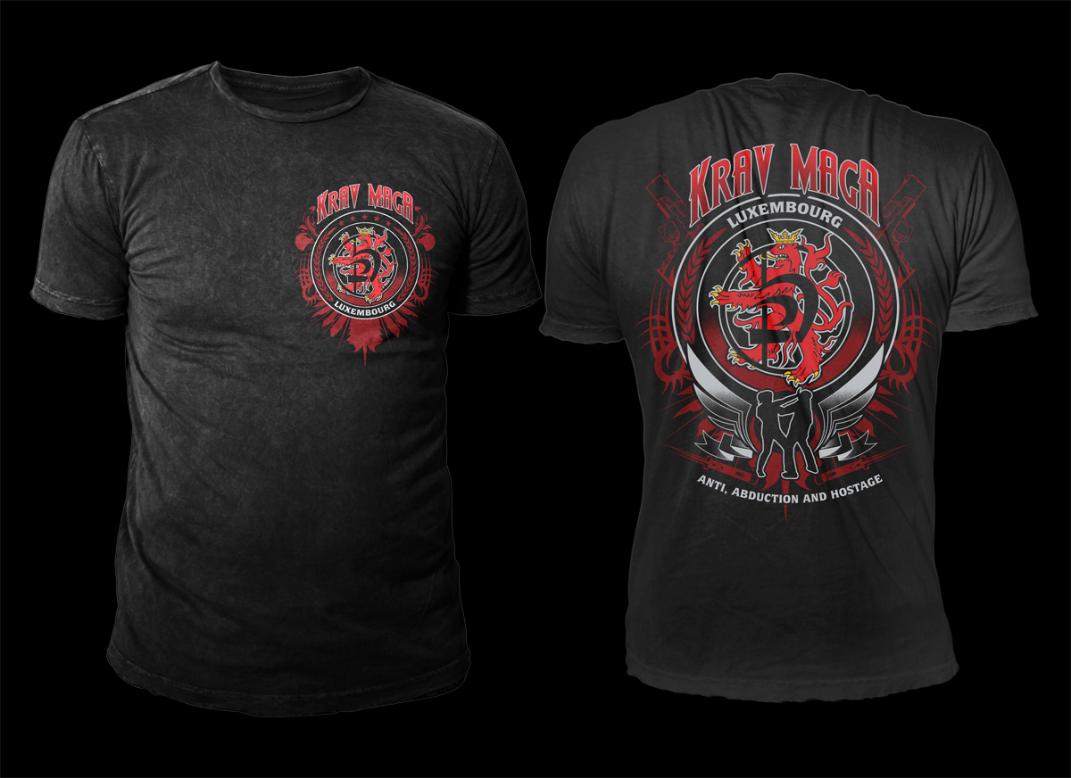 T-shirt Design by D'Mono for Kickyoufit krav Maga | Design #16052779