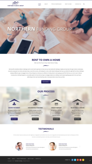 Web Design by pb for Northern Funding Group | Design: #16003200