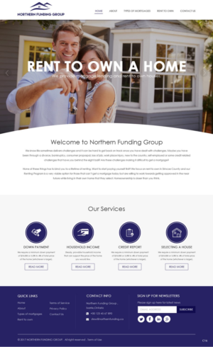 Web Design by pb for Northern Funding Group | Design: #16003210