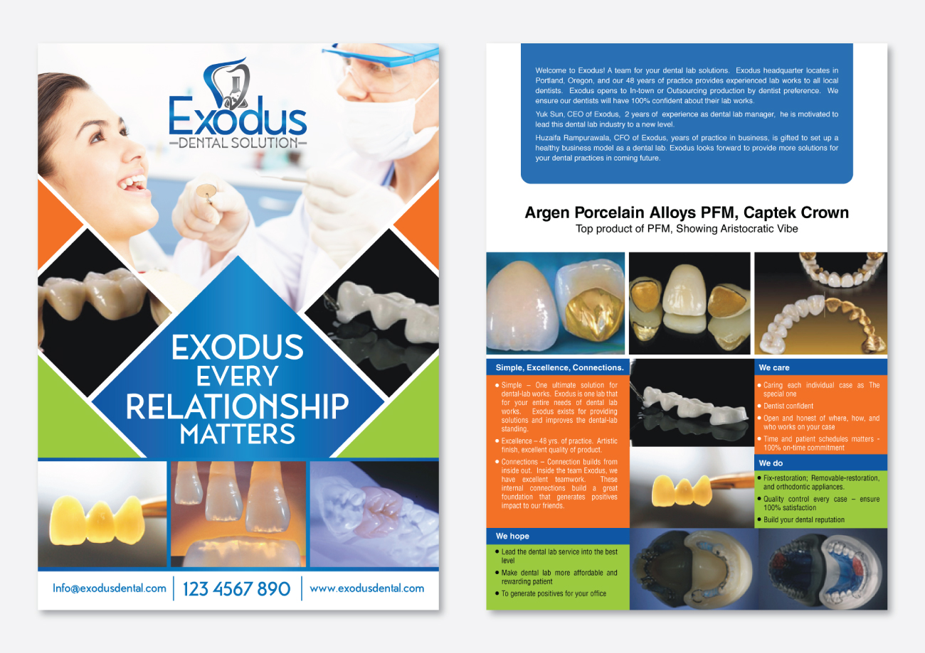 Flyer Design by Impressive Sol for Exodus Dental Solutions | Design #16164959