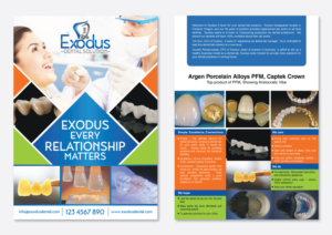 Flyer Design by Black Stallions Impressive Solutions for Exodus Dental Solutions | Design #16164959