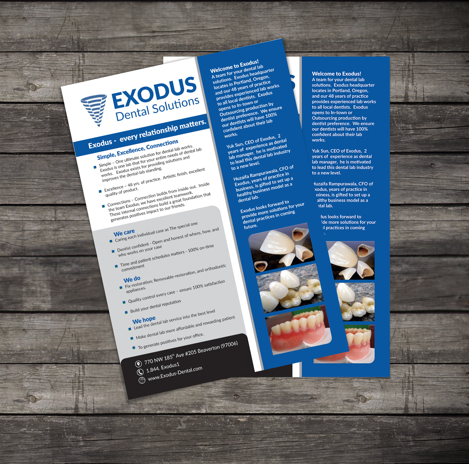 Flyer Design by Deziners Zone for Exodus Dental Solutions | Design #16075029