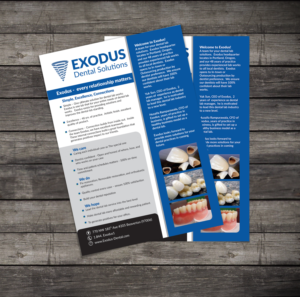 Design de Flyer par Deziners Zone pour Exodus Dental Solutions | Design : #16075029