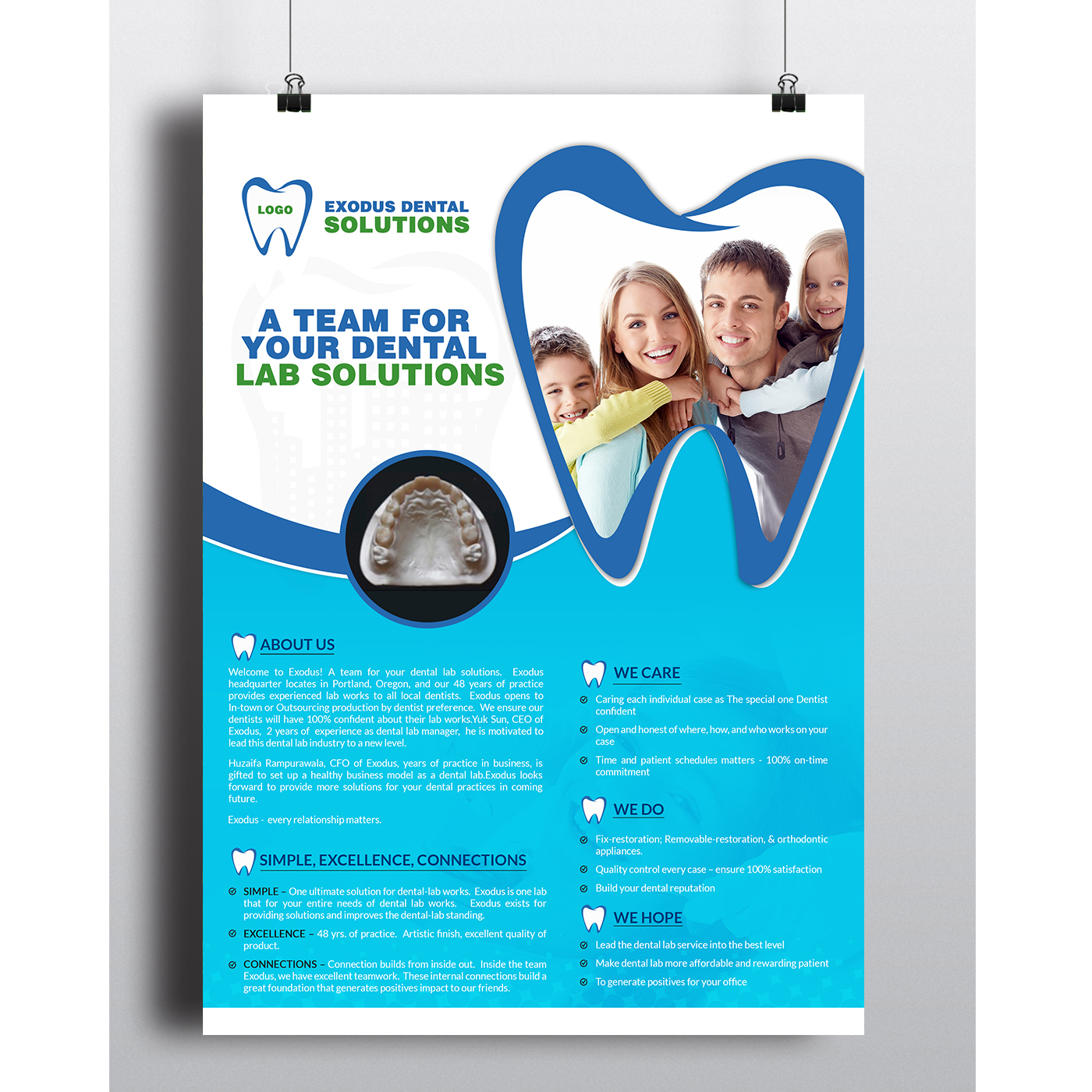 Flyer Design by creative.bugs for Exodus Dental Solutions | Design #16074161