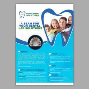 Diseño de Flyer por creative.bugs para Exodus Dental Solutions | Diseño: #16074576