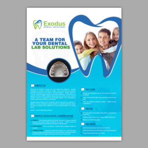 Diseño de Flyer por creative.bugs para Exodus Dental Solutions | Diseño: #16081284