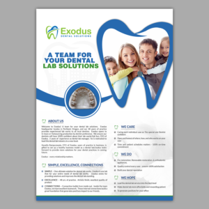 Diseño de Flyer por creative.bugs para Exodus Dental Solutions | Diseño: #16081286