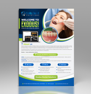 Flyer Design by SD WEBCREATION for Exodus Dental Solutions | Design #16168227