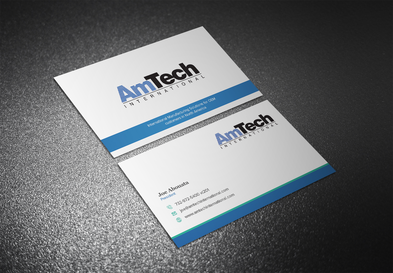 Design de Carte de Visite par Eggo May P pour AmTech International | Design #16117699