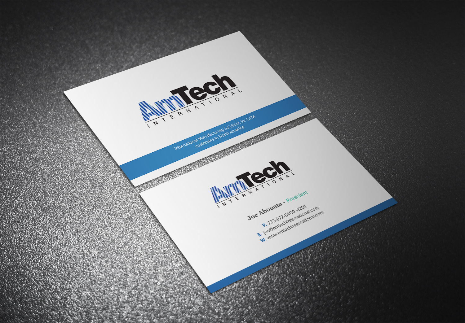 Business Card Design by Eggo May P for AmTech International | Design #16117700