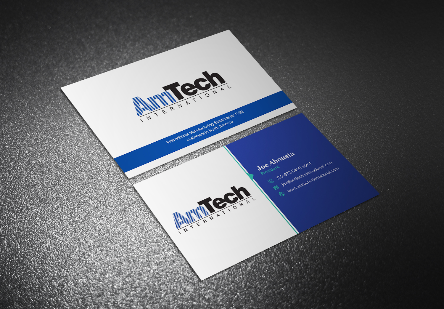 Business Card Design by Eggo May P for AmTech International | Design #16117702