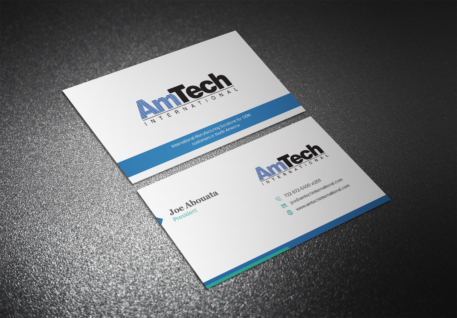 Business Card Design by Eggo May P for AmTech International | Design #16117703