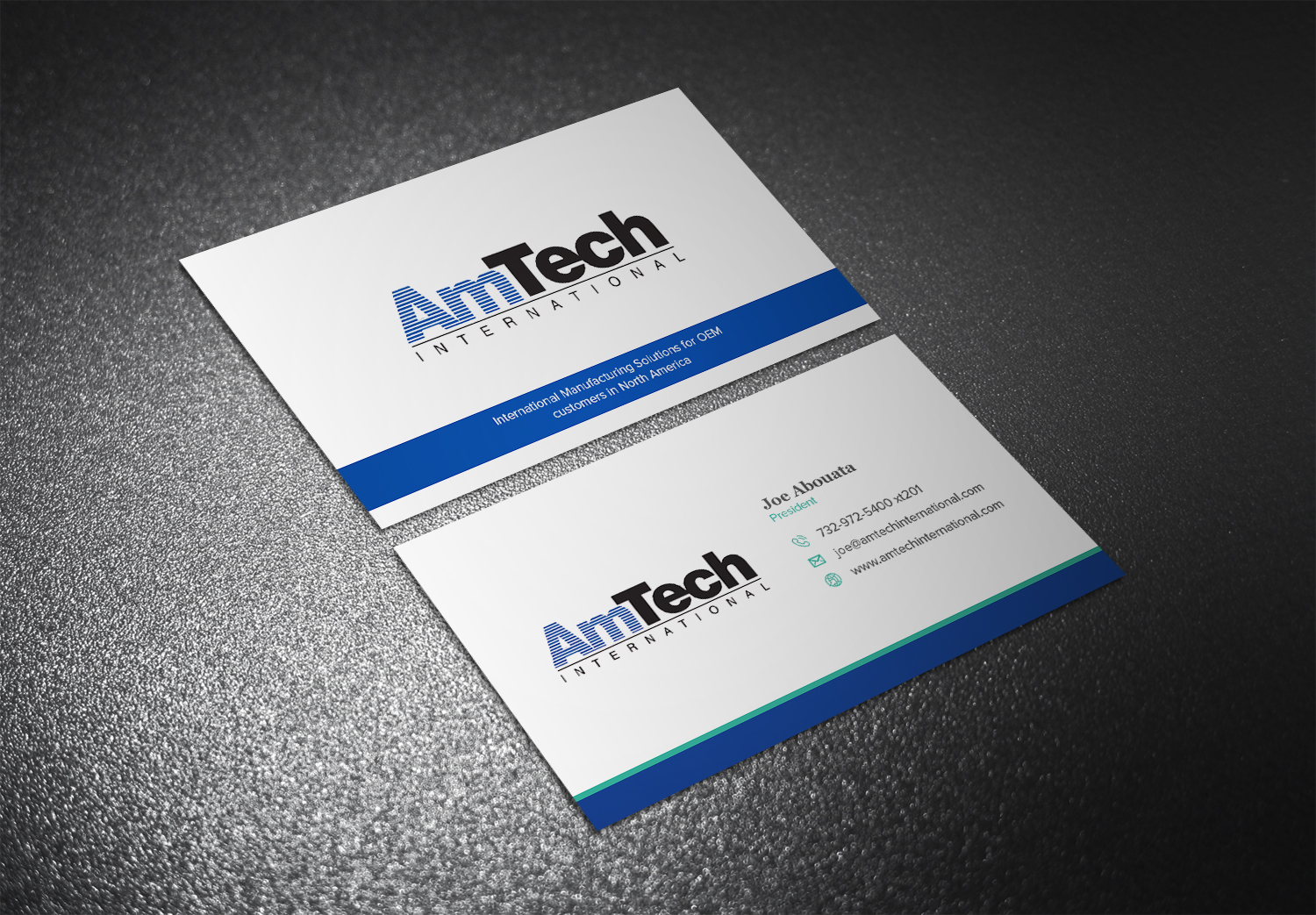 Business Card Design by Eggo May P for AmTech International | Design #16117706