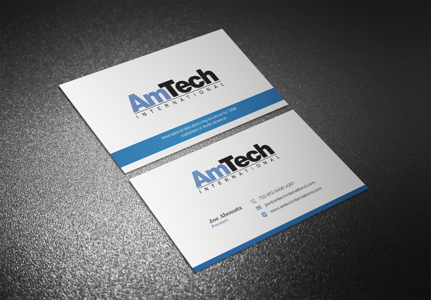 Business Card Design by Eggo May P for AmTech International | Design #16117708