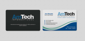 Diseño de Tarjeta de Presentación por INDIAN_Ashok para AmTech International | Diseño: #16059696