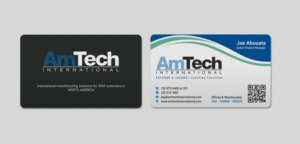 Diseño de Tarjeta de Presentación por INDIAN_Ashok para AmTech International | Diseño: #16059699