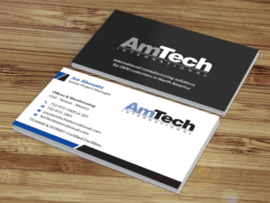 Design de Carte de Visite par Creations Box 2015 pour AmTech International | Design : #16066301