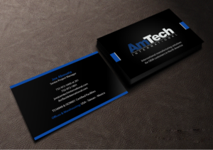 Design de Carte de Visite par Creations Box 2015 pour AmTech International | Design : #16066324