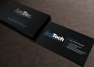 Business Card Design by Brand aid for AmTech International | Design: #16071907