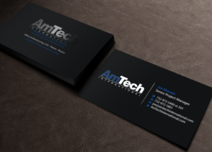 Business Card Design by Brand aid for AmTech International | Design: #16071910