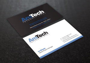 Diseño de Tarjeta de Presentación por Brand aid para AmTech International | Diseño: #16073811