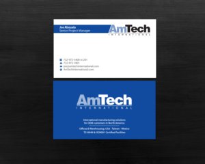 Business Card Design by Brand aid for AmTech International | Design: #16073816