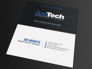 Business Card Design by chandrayaan.creative for AmTech International | Design: #16068902