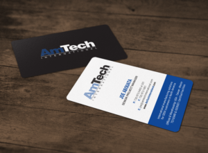 Business Card Design by chandrayaan.creative for AmTech International | Design: #16069114