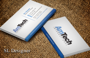 Design de Carte de Visite par SL Designer pour AmTech International | Design : #16060767
