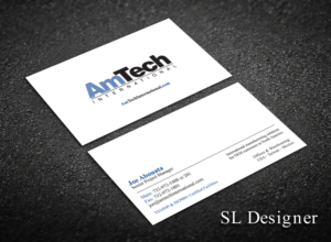Business Card Design by SL Designer for AmTech International | Design: #16060772