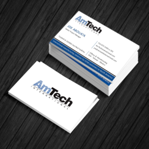 Business Card Design by Creative Jiniya for AmTech International | Design: #16056492