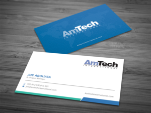 Business Card Design by Graphic Flame for AmTech International | Design: #16066871