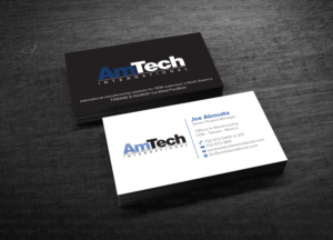 Design de Carte de Visite par design_C. pour AmTech International | Design : #16109173