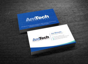 Design de Carte de Visite par design_C. pour AmTech International | Design : #16109201
