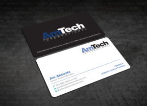 Design de Carte de Visite par design_C. pour AmTech International | Design : #16109236